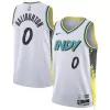 Indiana Pacers HALIBURTON #0 Swingman NBA Jersey - City Edition - Soccerdeal
