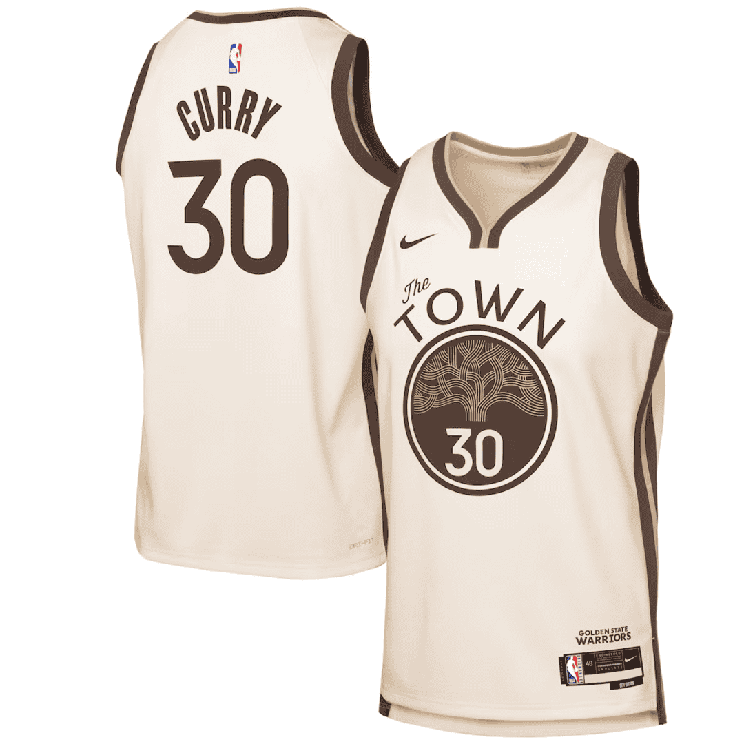 Golden State Warriors CURRY #30 Swingman NBA Jersey - City Edition - Soccerdeal