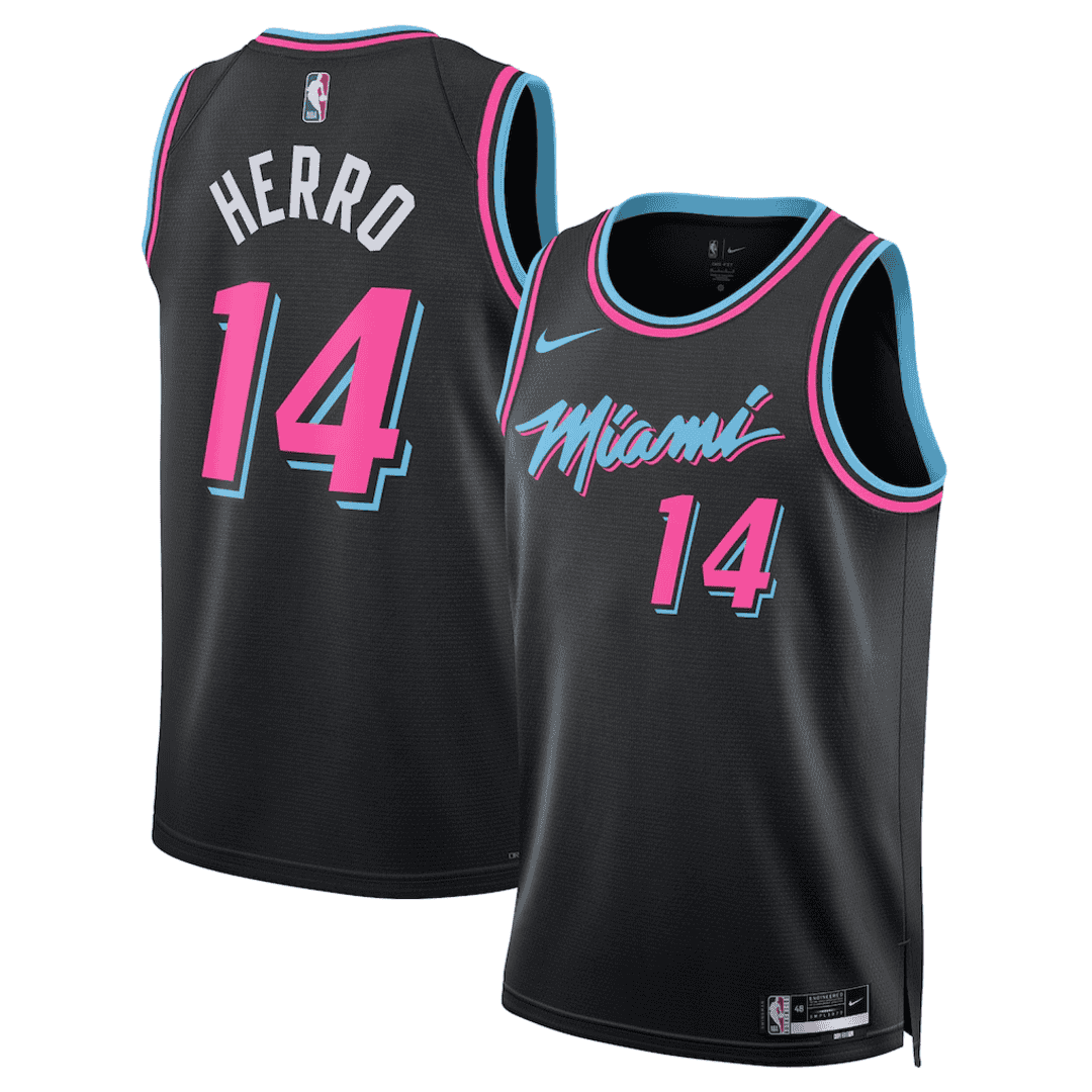 Miami Heat HERRO #14 Swingman NBA Jersey - City Edition - Soccerdeal