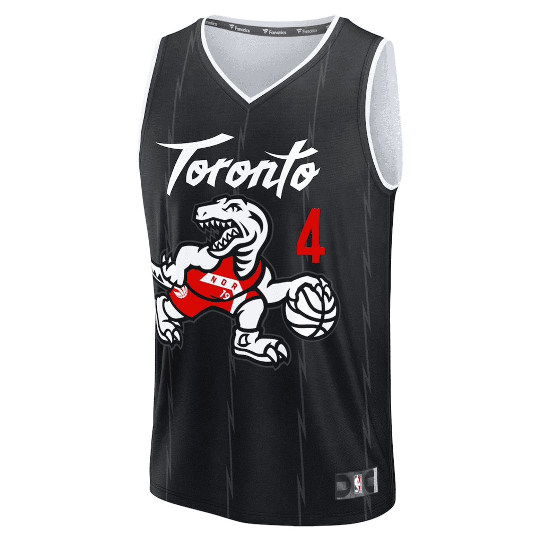Toronto Raptors BARNES #4 Swingman NBA Jersey - City Edition - Soccerdeal