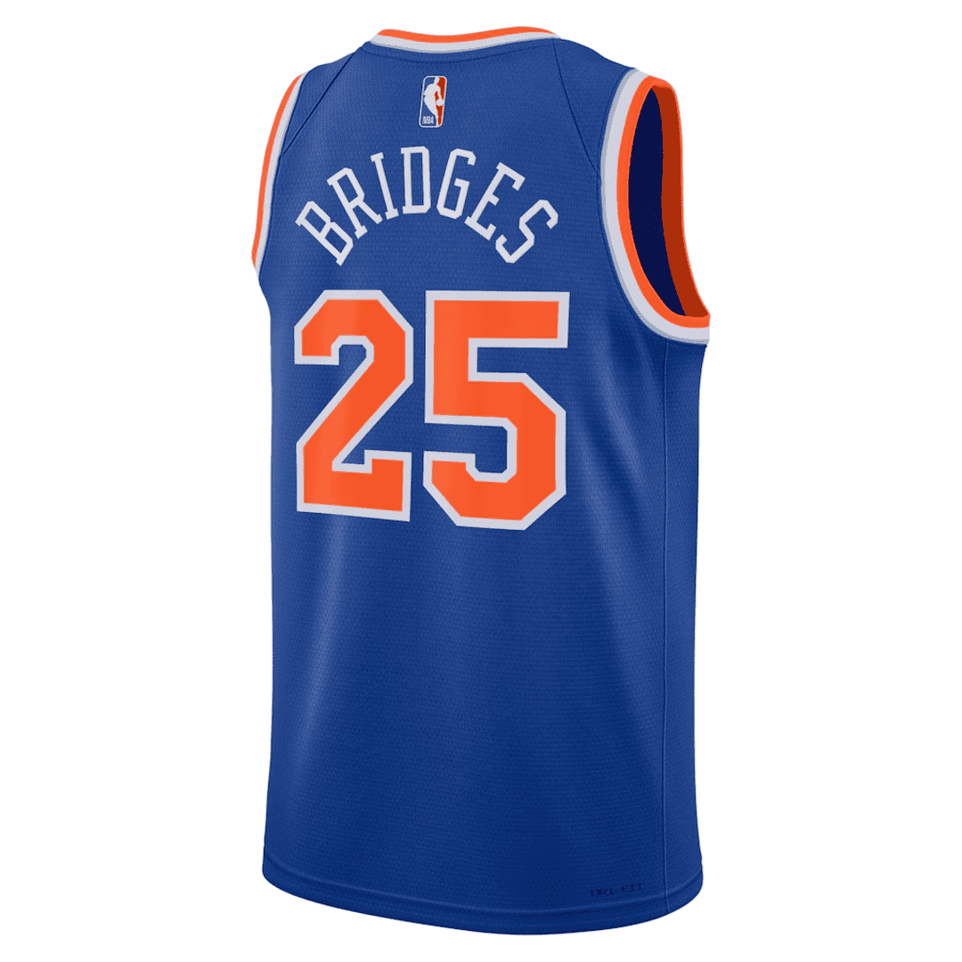 New York Knicks BRIDGES #25 Swingman NBA Jersey - Icon Edition - Soccerdeal