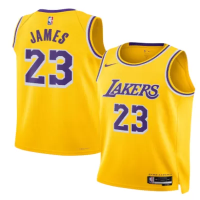 Los Angeles Lakers JAMES #23 2025/26 Swingman NBA Jersey - Icon Edition - Soccerdeal