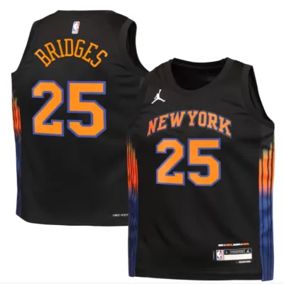 New York Knicks BRIDGES #25 Swingman NBA Jersey - Statement Edition - Soccerdeal