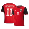 GREGORITSCH #11 Austria Home Soccer Jersey 2026 - Soccerdeal