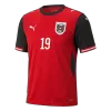 BAUMGARTNER #19 Austria Home Soccer Jersey 2026 - Soccerdeal