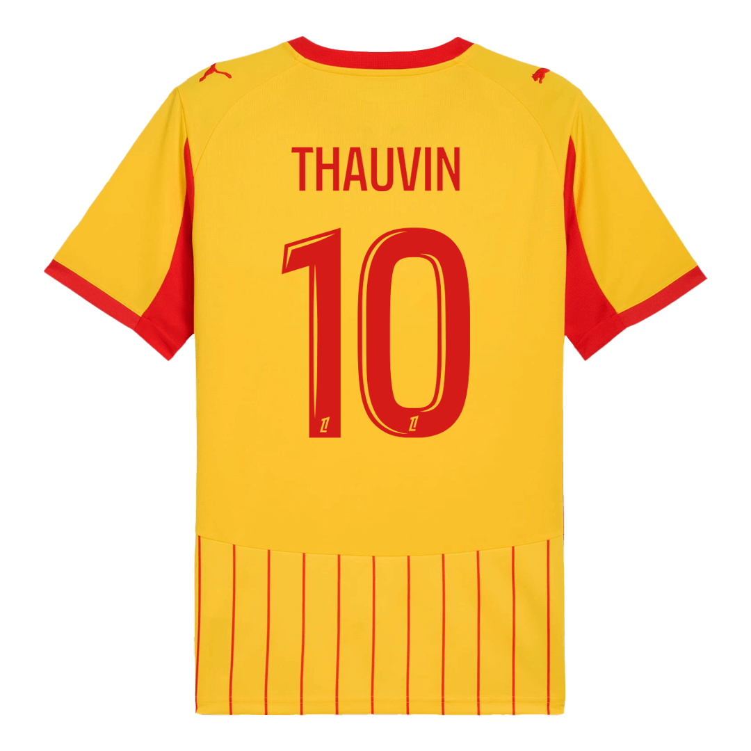 THAUVIN #10 RC Lens Home Soccer Jersey 2025/26 - Soccerdeal