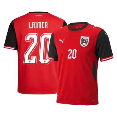 LAIMER #20 Austria Home Soccer Jersey 2026 - Soccerdeal