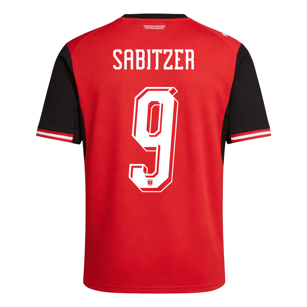 SABITZER #9 Austria Home Soccer Jersey 2026 - Soccerdeal