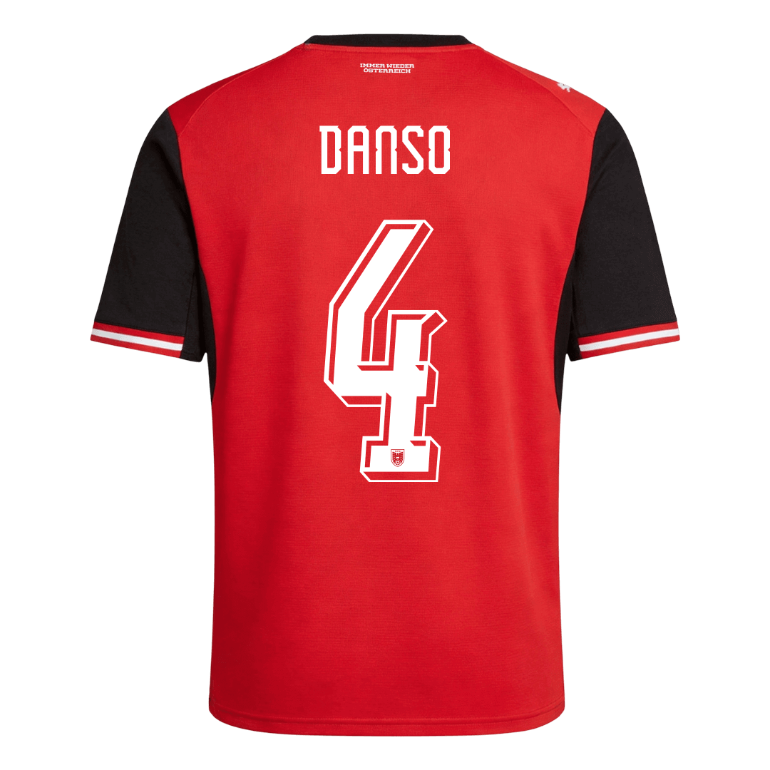 DANSO #4 Austria Home Soccer Jersey 2026 - Soccerdeal