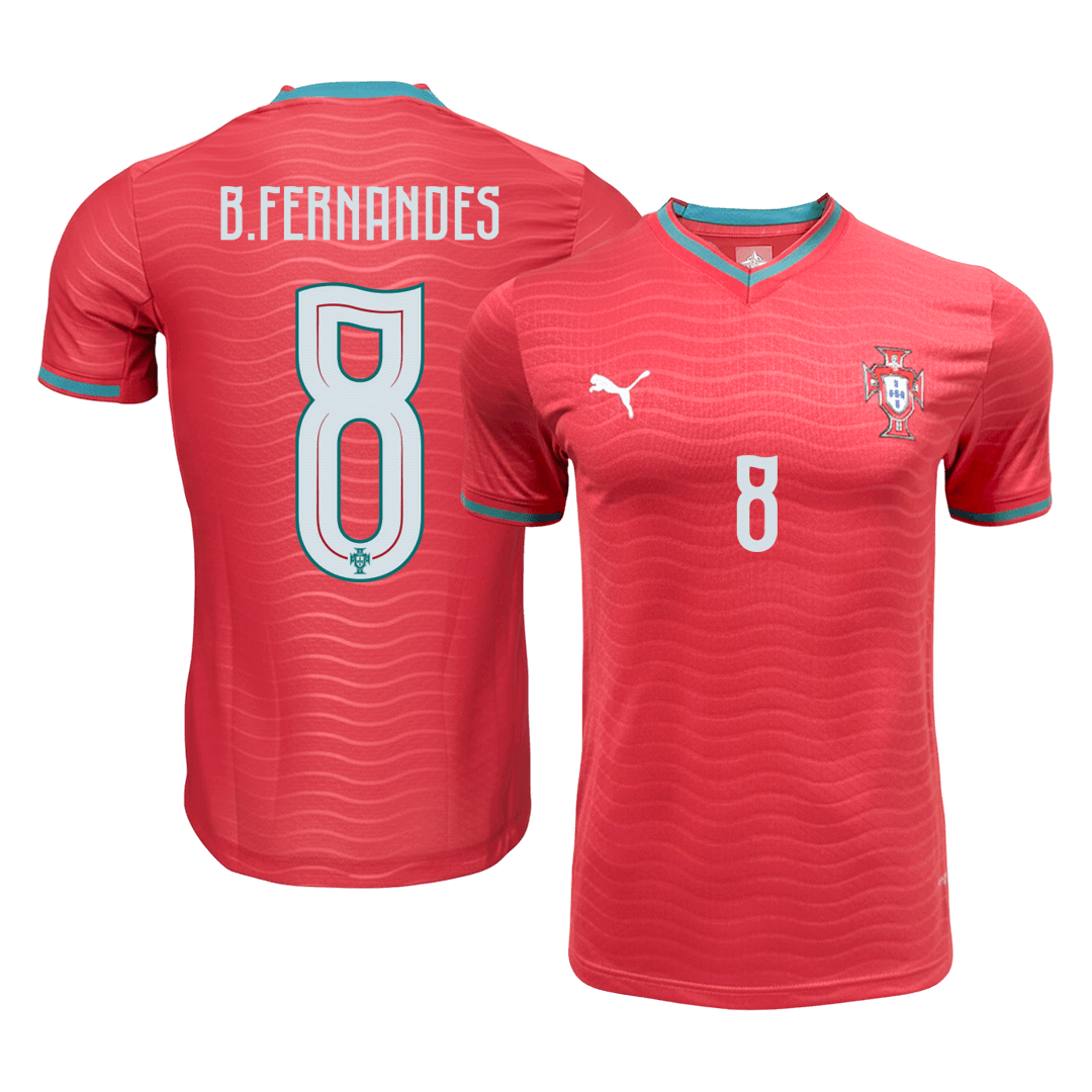 B.FERNANDES #8 Portugal Home Soccer Jersey 2026 Player Version - Soccerdeal