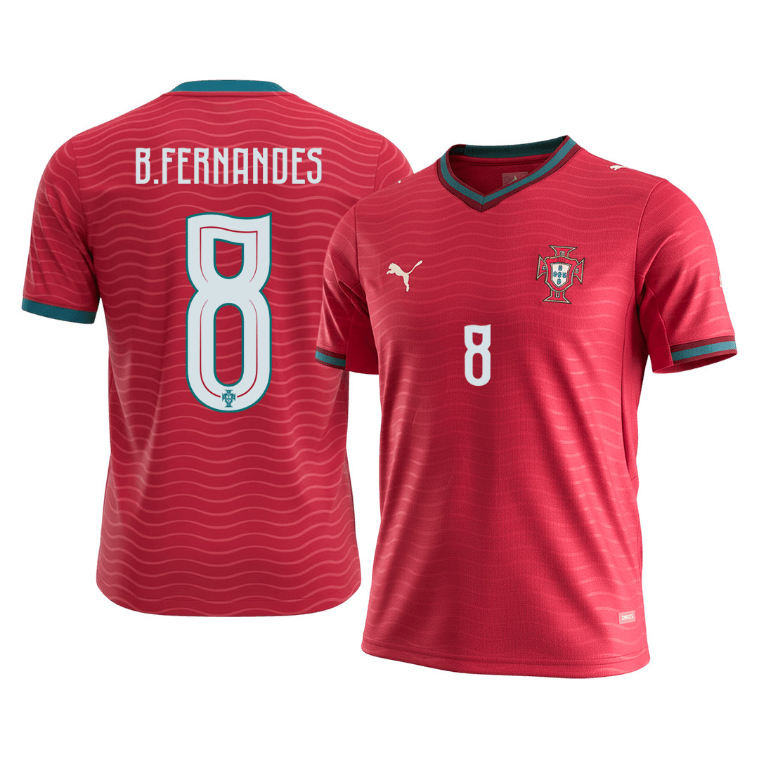B.FERNANDES #8 Portugal Home Soccer Jersey 2026 - Soccerdeal