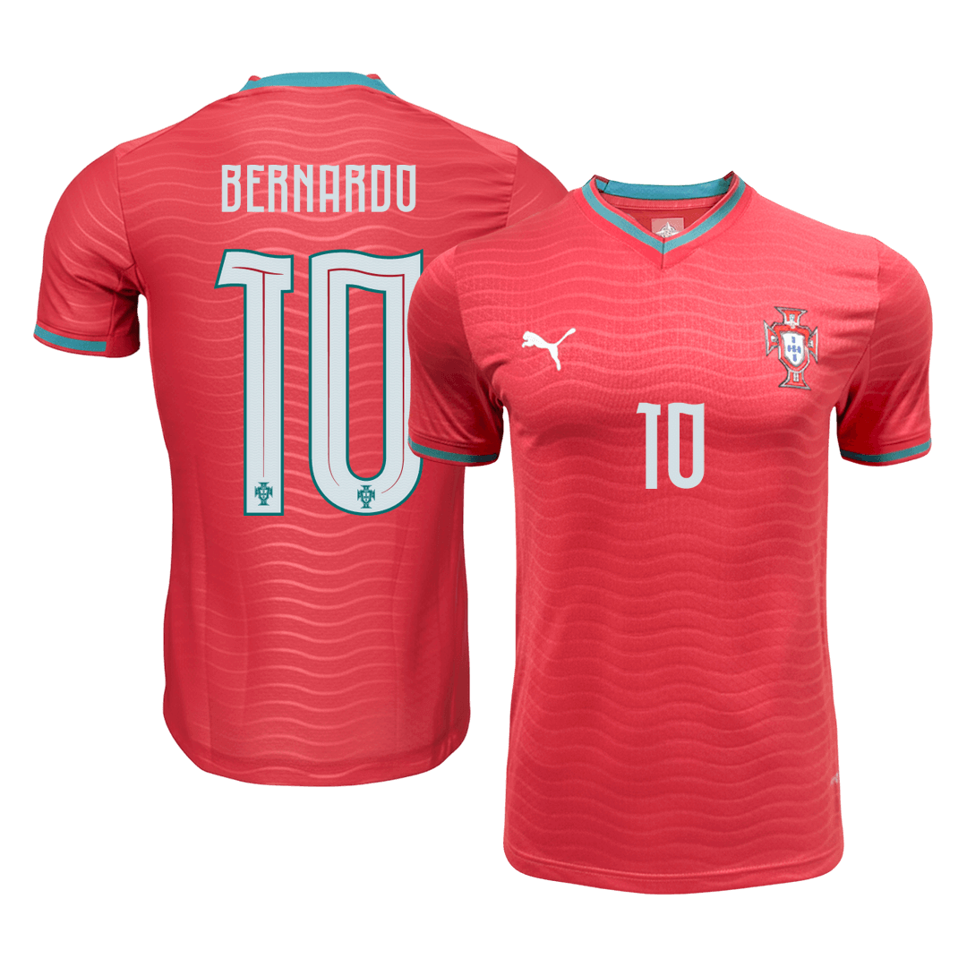 BERNARDO #10 Portugal Home Soccer Jersey 2026 Player Version - Soccerdeal