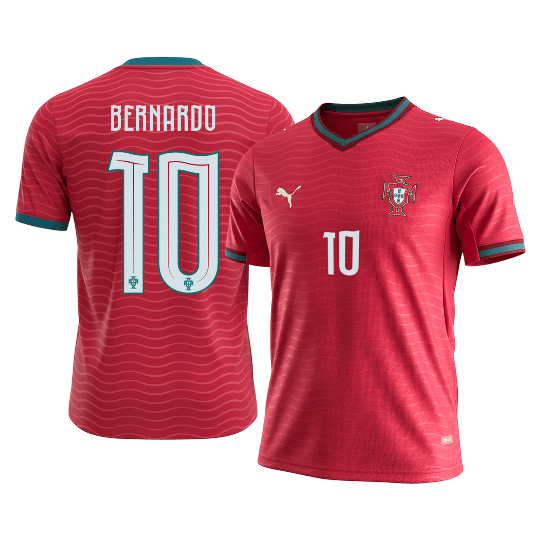 BERNARDO #10 Portugal Home Soccer Jersey 2026 - Soccerdeal