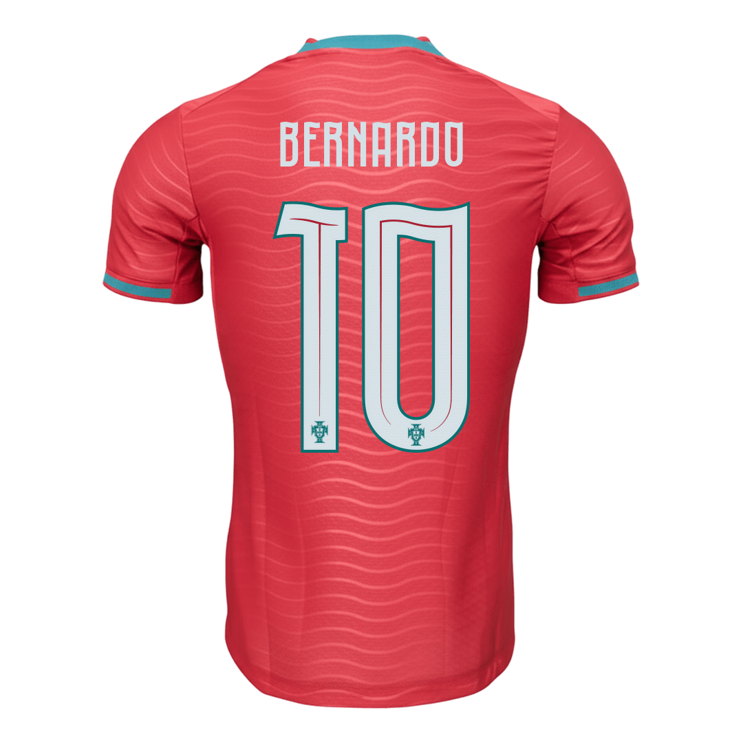 BERNARDO #10 Portugal Home Soccer Jersey 2026 Player Version - Soccerdeal