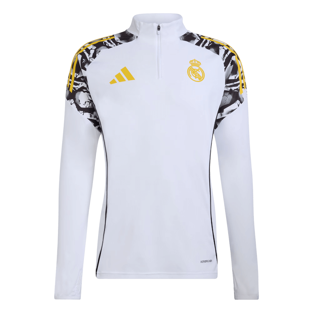 Kid's Real Madrid Zipper Sweatshirt Kit(Top+Pants) 2025/26 - Soccerdeal