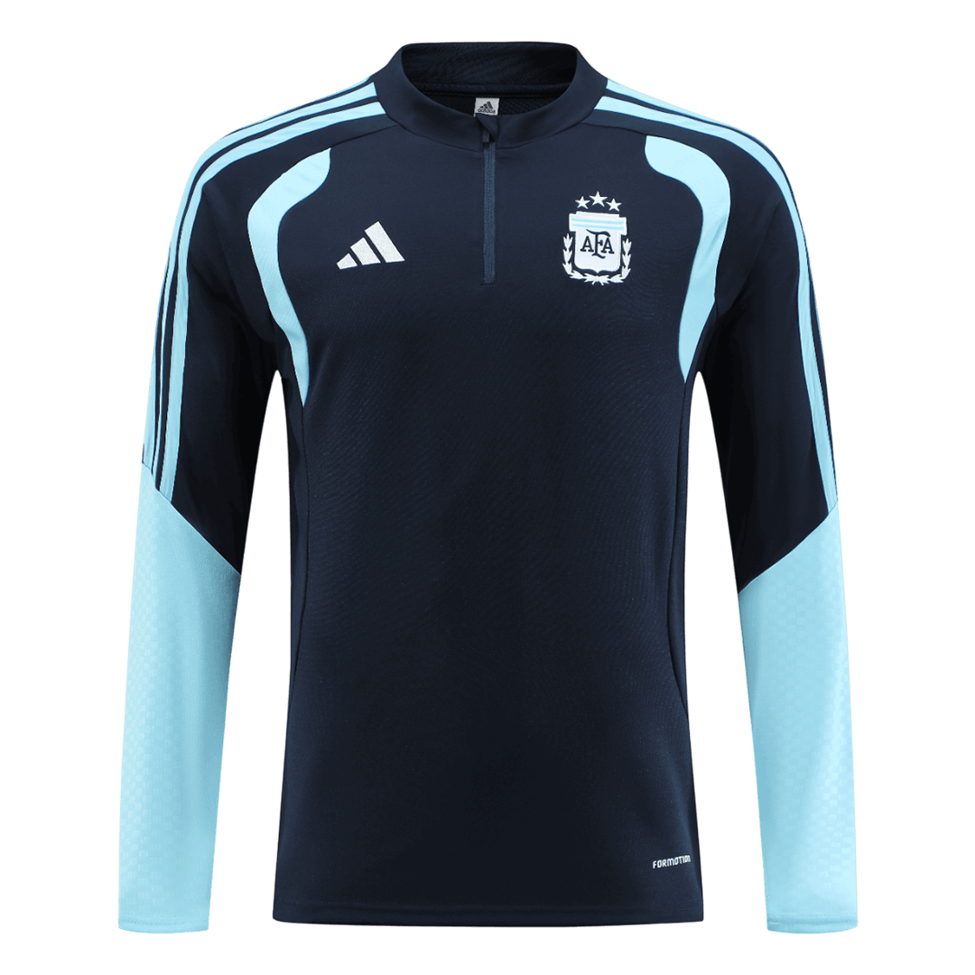 Argentina Zipper Sweatshirt Kit(Top+Pants) 2026 - Soccerdeal