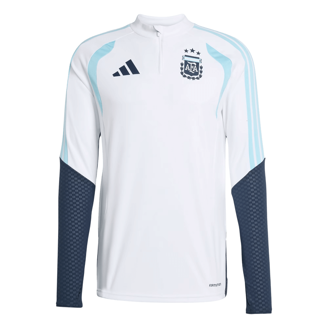 Argentina Zipper Sweatshirt Kit(Top+Pants) 2026 - Soccerdeal