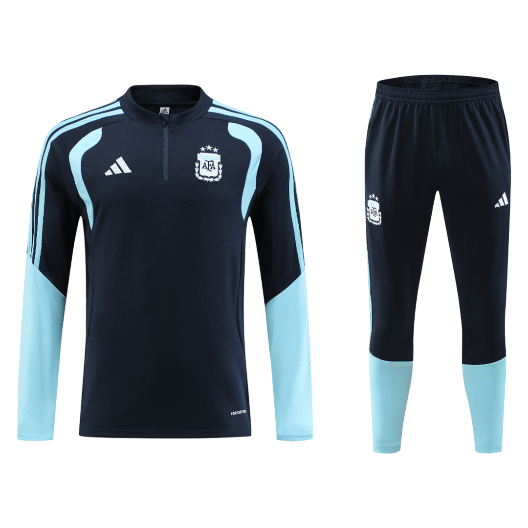 Argentina Zipper Sweatshirt Kit(Top+Pants) 2026 - Soccerdeal