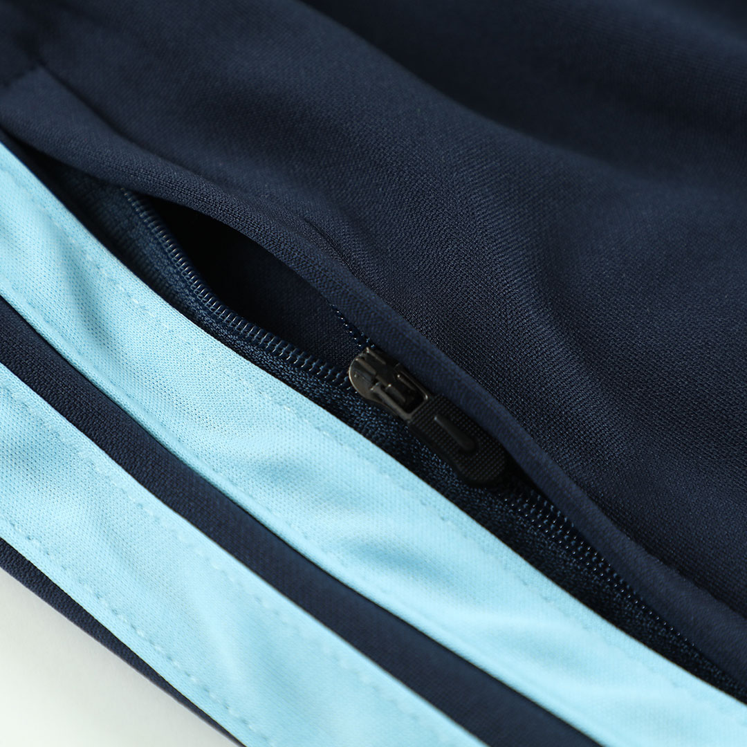 Kid's Argentina Zipper Sweatshirt Kit(Top+Pants) 2026 - Soccerdeal