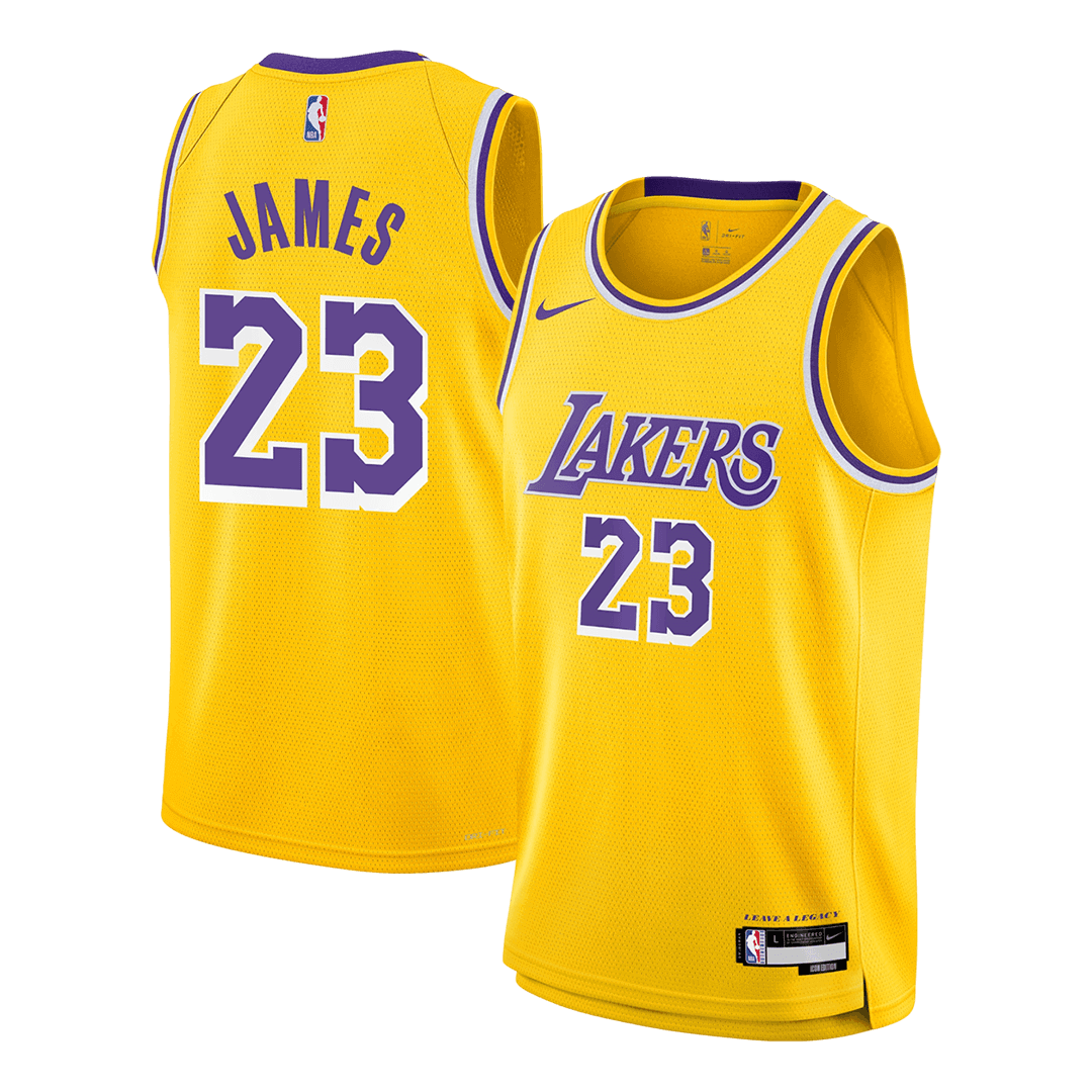 Los Angeles Lakers JAMES #23 2025/26 Swingman NBA Jersey - Icon Edition - Soccerdeal