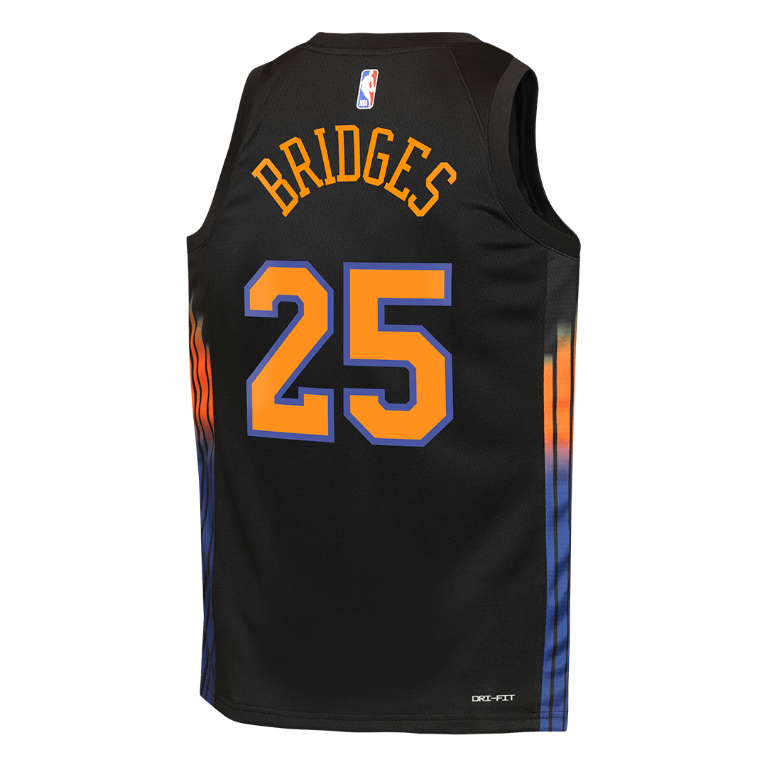 New York Knicks BRIDGES #25 Swingman NBA Jersey - Statement Edition - Soccerdeal