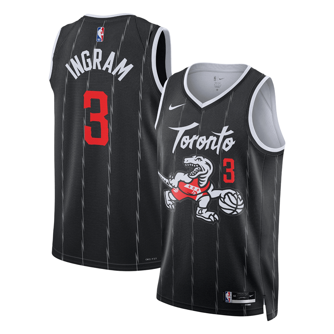 Toronto Raptors INGRAM #3 Swingman NBA Jersey - City Edition - Soccerdeal
