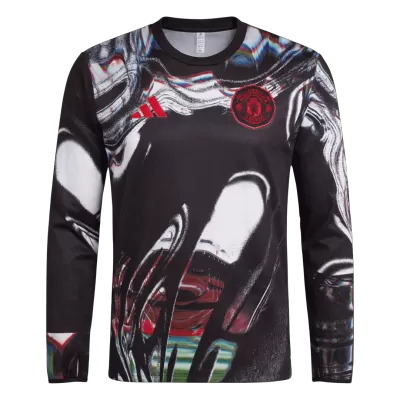 Manchester United Pre-Match Long Sleeve Soccer Jersey 2025/26 - Soccerdeal