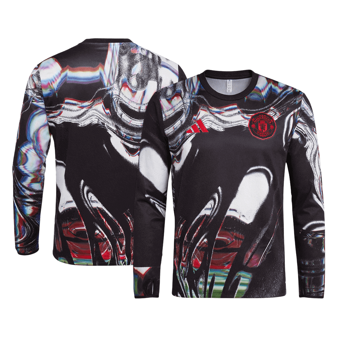 Manchester United Pre-Match Long Sleeve Soccer Jersey 2025/26 - Soccerdeal