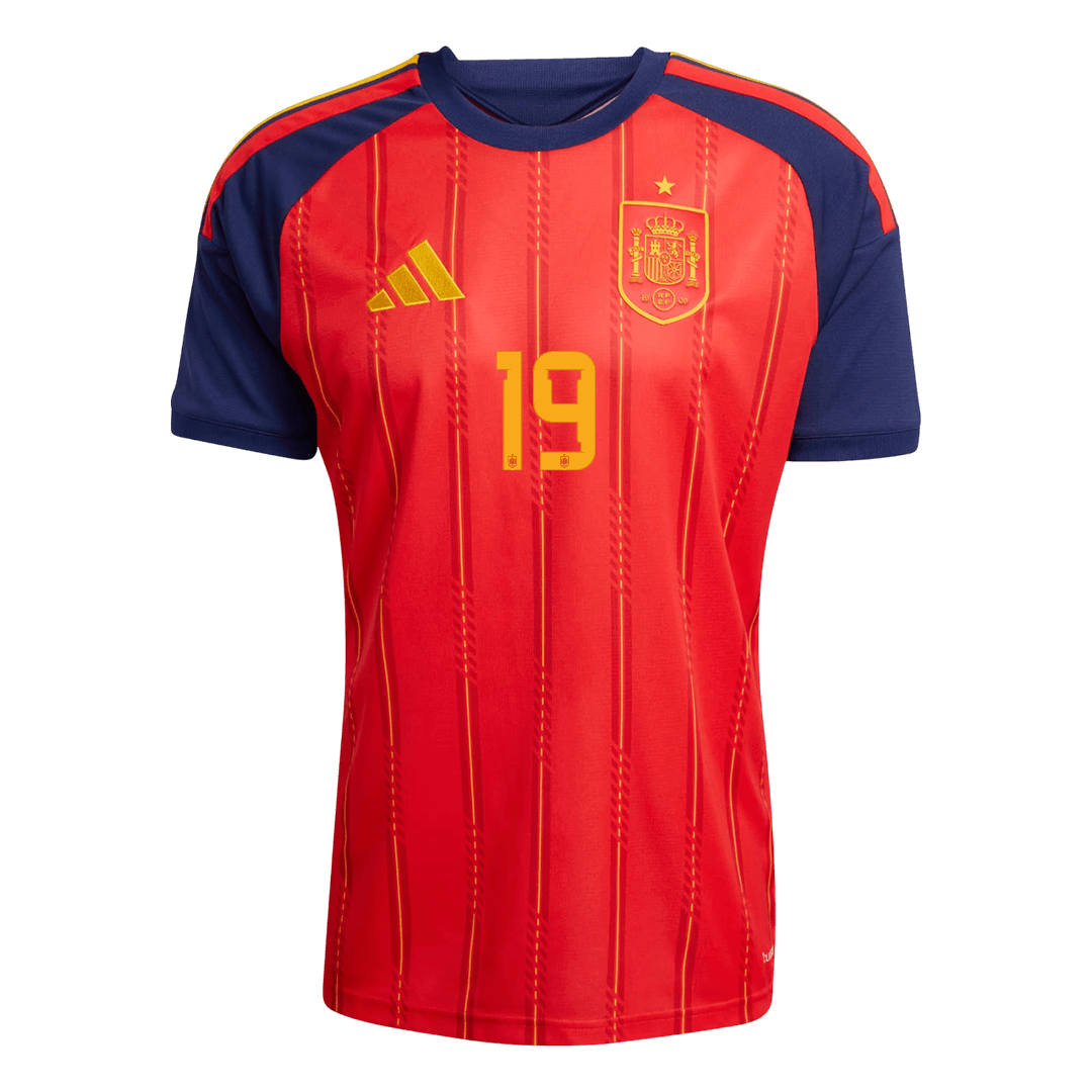 LAMINE YAMAL #19 Spain Home Soccer Jersey 2026 - Soccerdeal