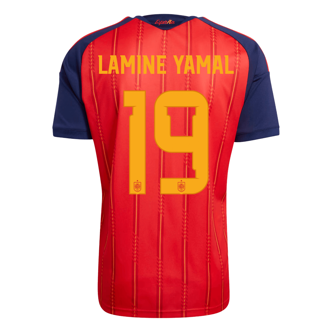 LAMINE YAMAL #19 Spain Home Soccer Jersey 2026 - Soccerdeal
