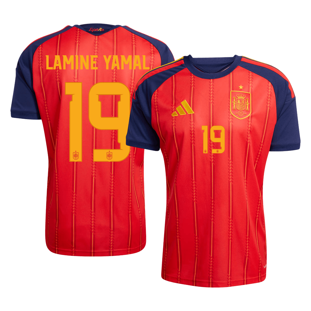 LAMINE YAMAL #19 Spain Home Soccer Jersey 2026 - Soccerdeal