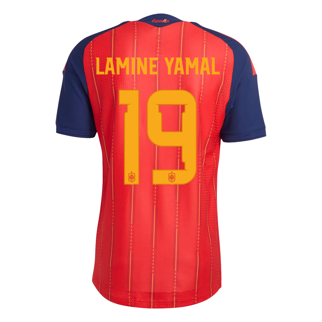 LAMINE YAMAL #19 Spain Home Soccer Jersey 2026 Player Version - Soccerdeal