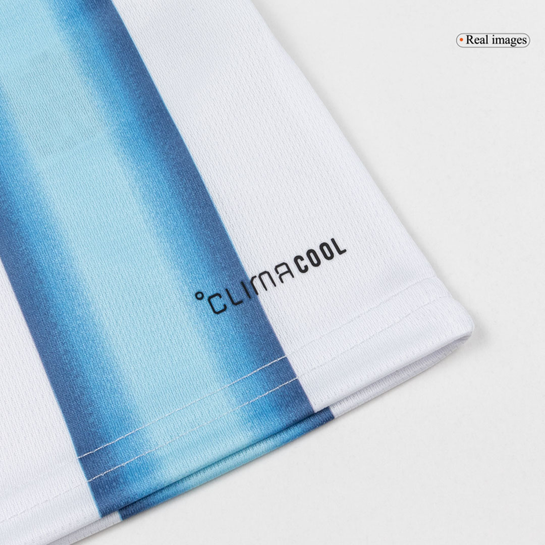 Kid's Argentina Home Soccer Jersey Kit(Jersey+Shorts+Socks) 2025/26 - Soccerdeal