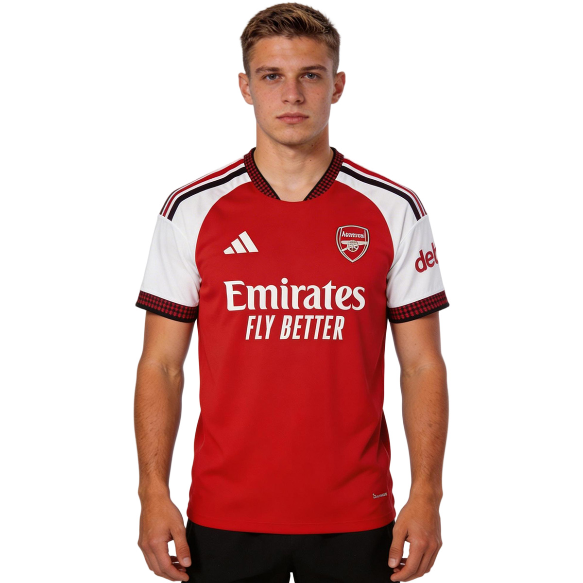 CHAMPIONS #26 Arsenal Home Soccer Jersey 2026/27 - Soccerdeal