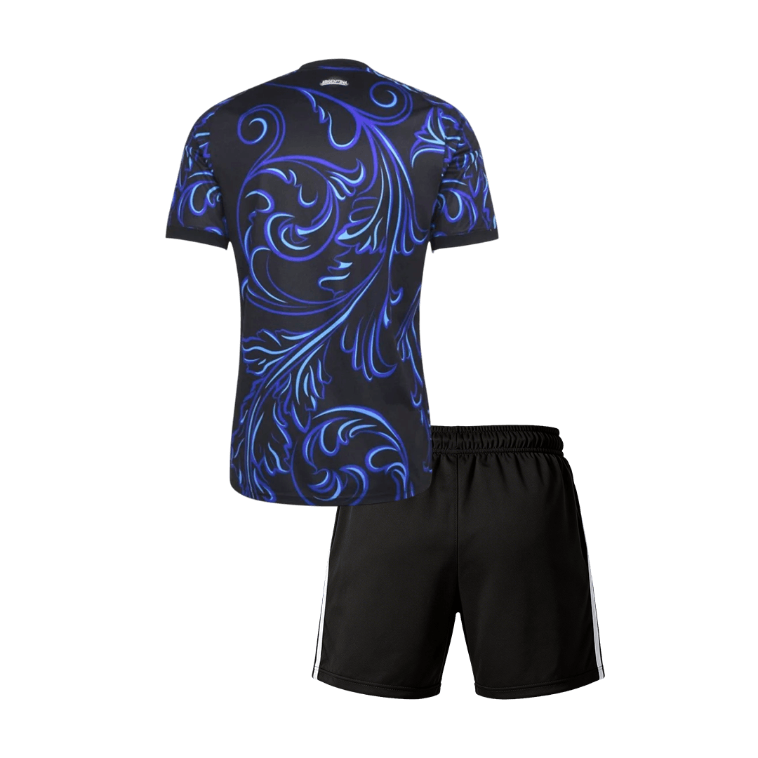 Kid's Argentina Away Soccer Jersey Kit(Jersey+Shorts) 2026 - Soccerdeal