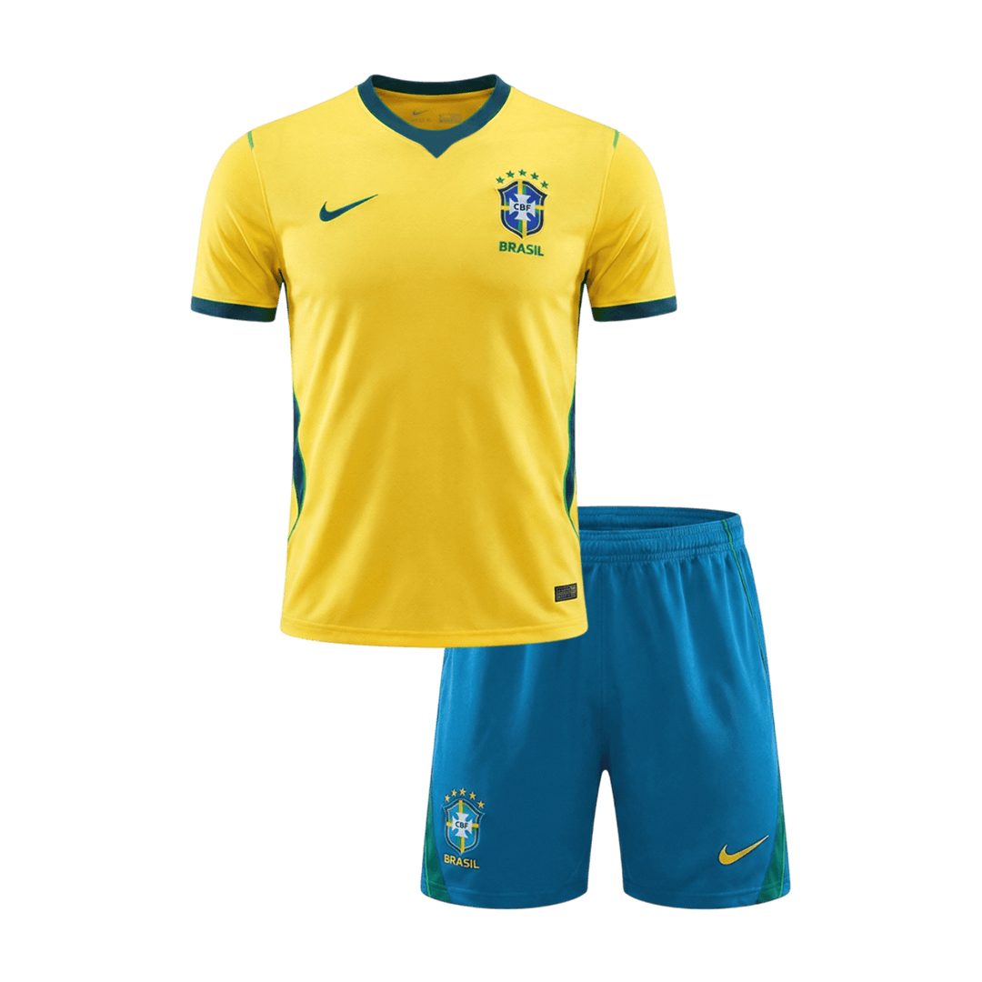 Brazil Home Soccer Jersey Kit(Jersey+Shorts) 2026 - Soccerdeal