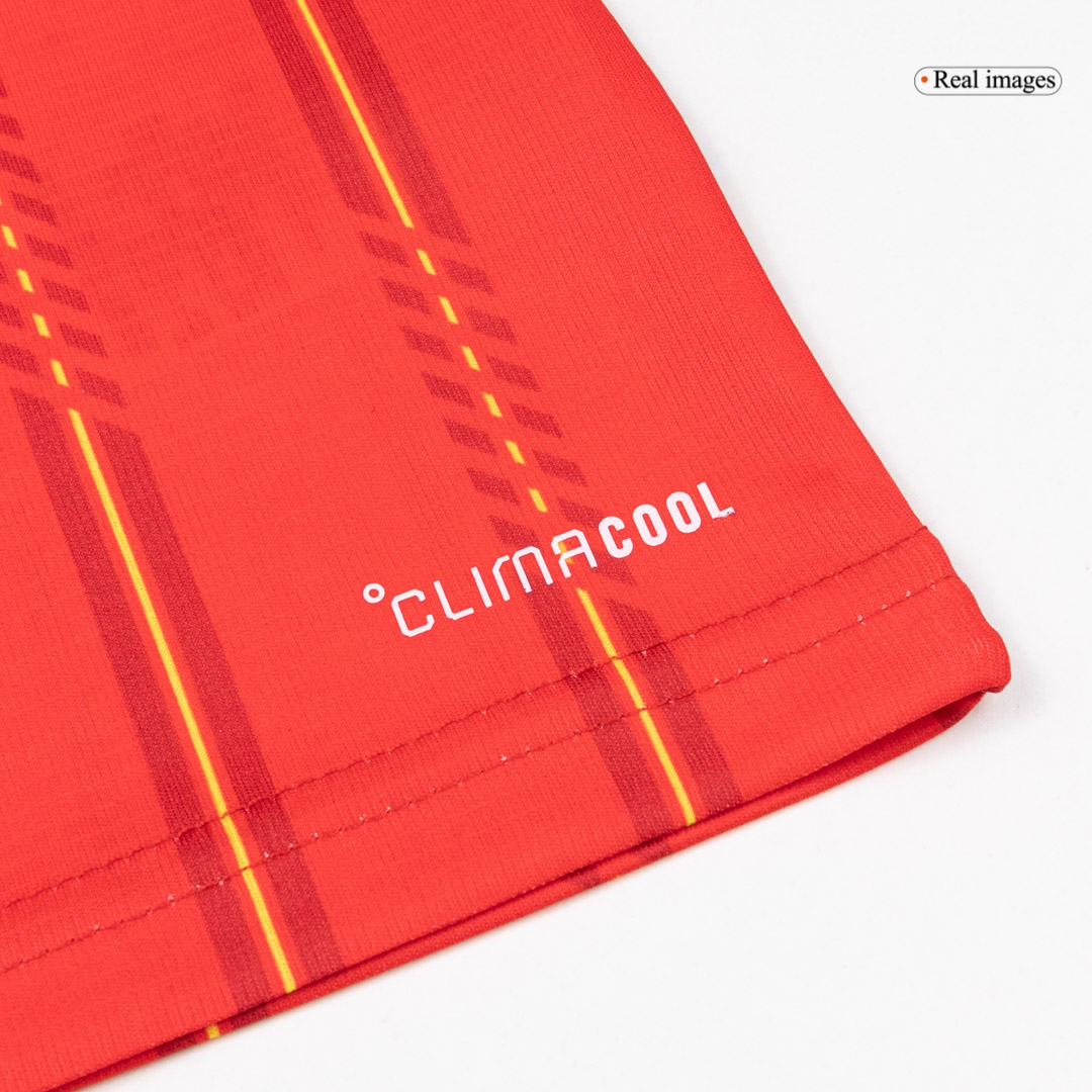 Kid's Spain Home Soccer Jersey Kit(Jersey+Shorts+Socks) 2026 - Soccerdeal