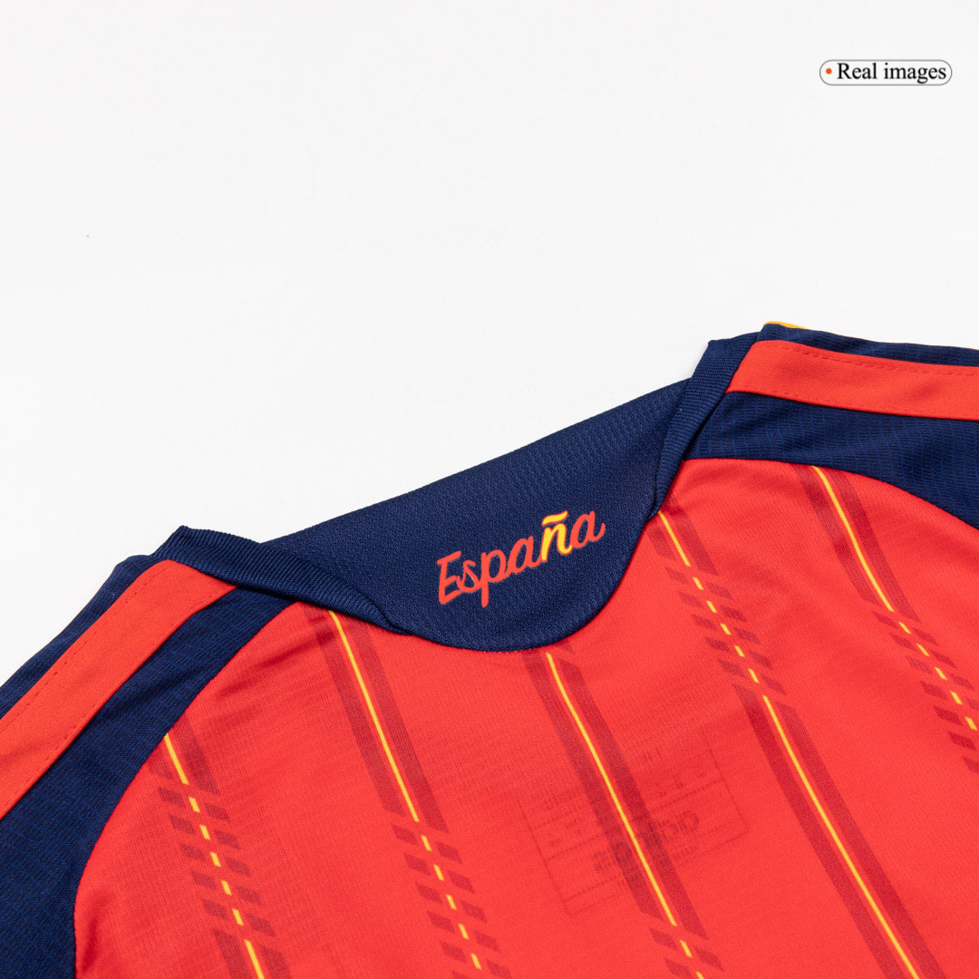 Kid's Spain Home Soccer Jersey Kit(Jersey+Shorts) 2026 - Soccerdeal