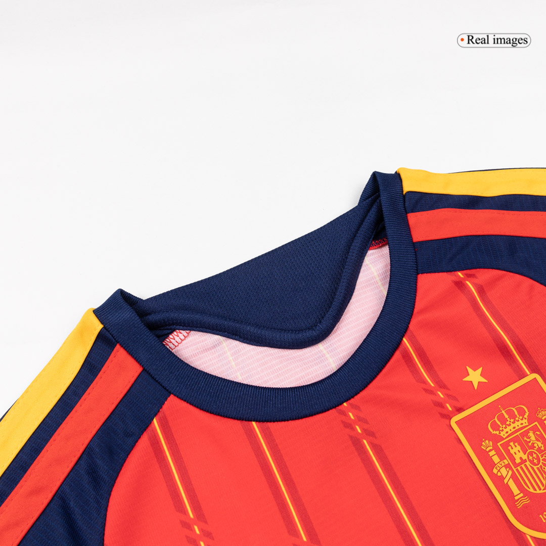 Kid's Spain Home Soccer Jersey Kit(Jersey+Shorts) 2026 - Soccerdeal