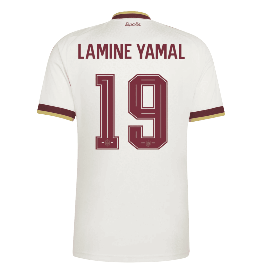 LAMINE YAMAL #19 Spain Away Soccer Jersey 2026 - Soccerdeal