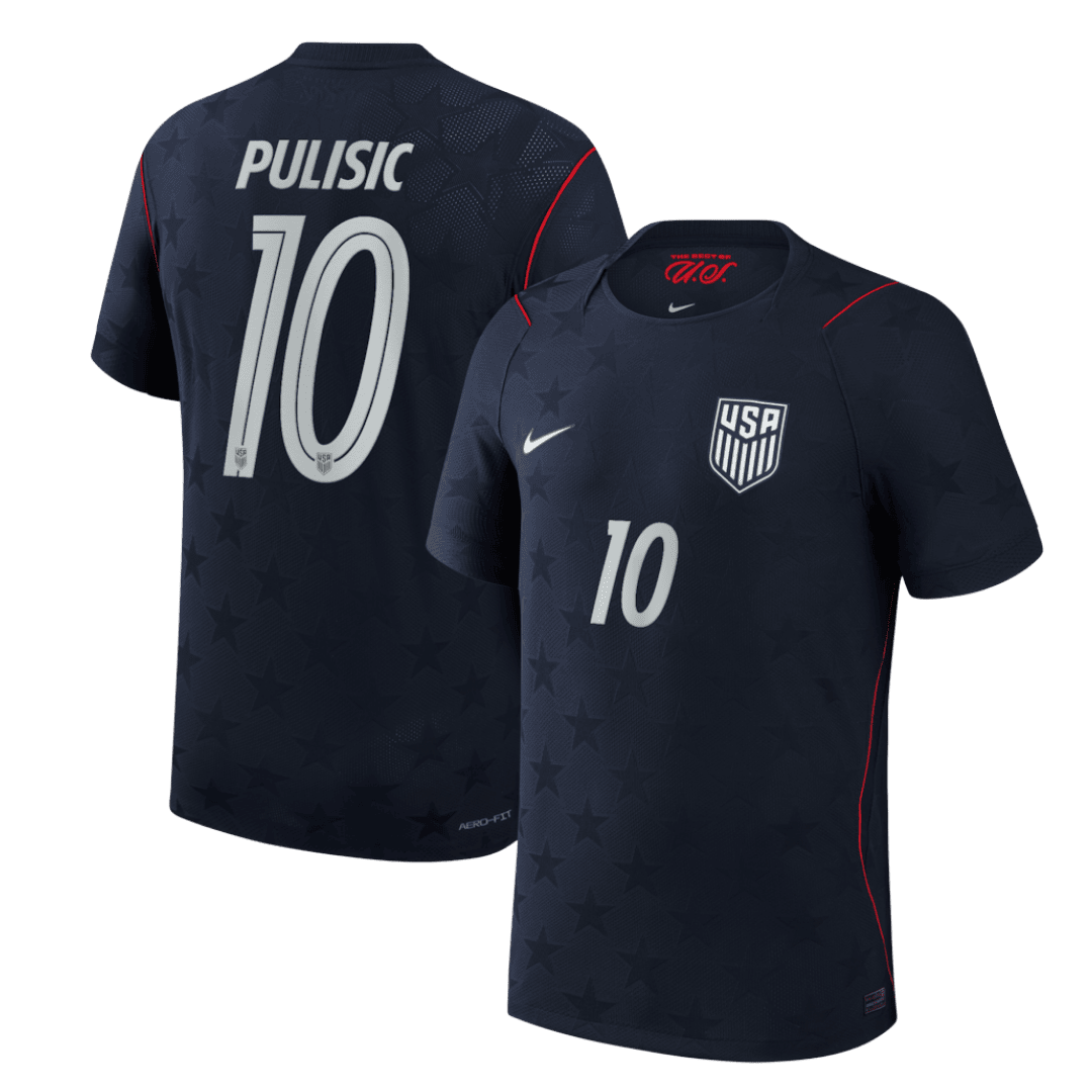 PULISIC #10 USA Away Soccer Jersey 2026 Player Version - Soccerdeal