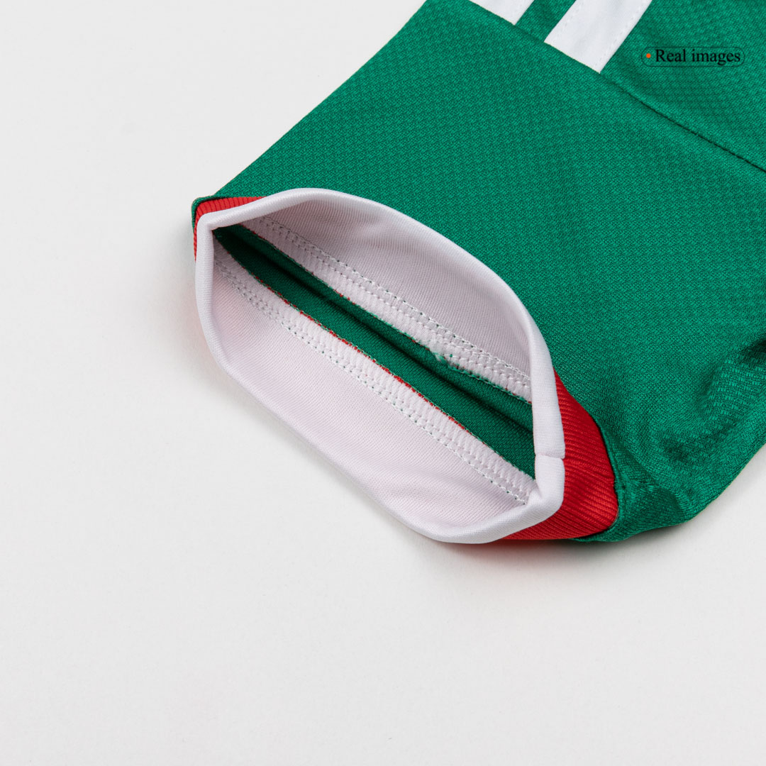 Kid's Mexico Home Soccer Jersey Kit(Jersey+Shorts+Socks) 2025/26 - Soccerdeal