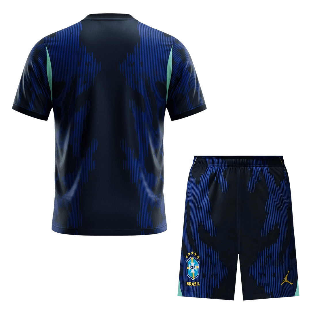Brazil Away Soccer Jersey Kit(Jersey+Shorts) 2026 - Soccerdeal