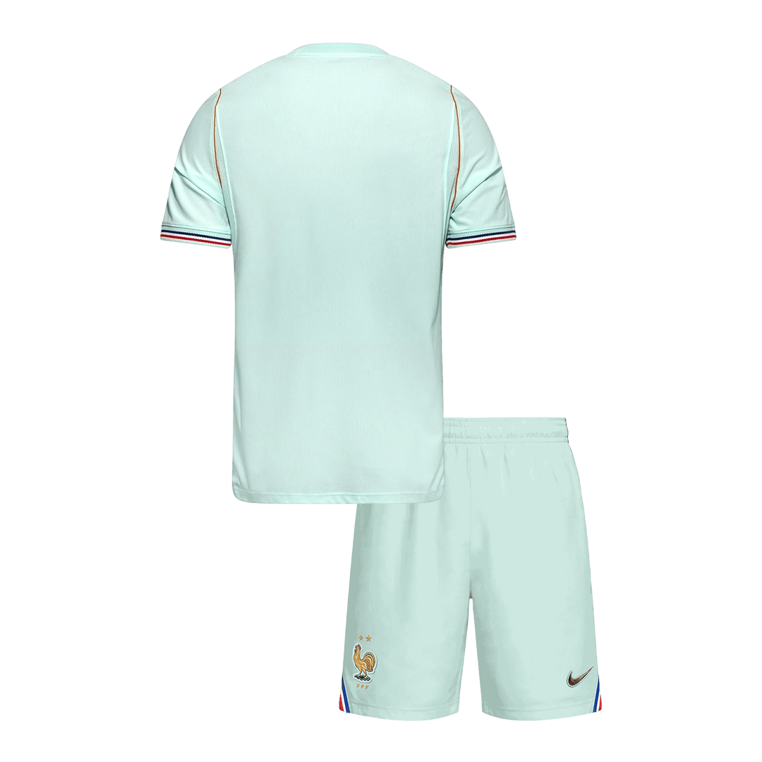 Kid's France Away Soccer Jersey Kit(Jersey+Shorts) 2026 - Soccerdeal