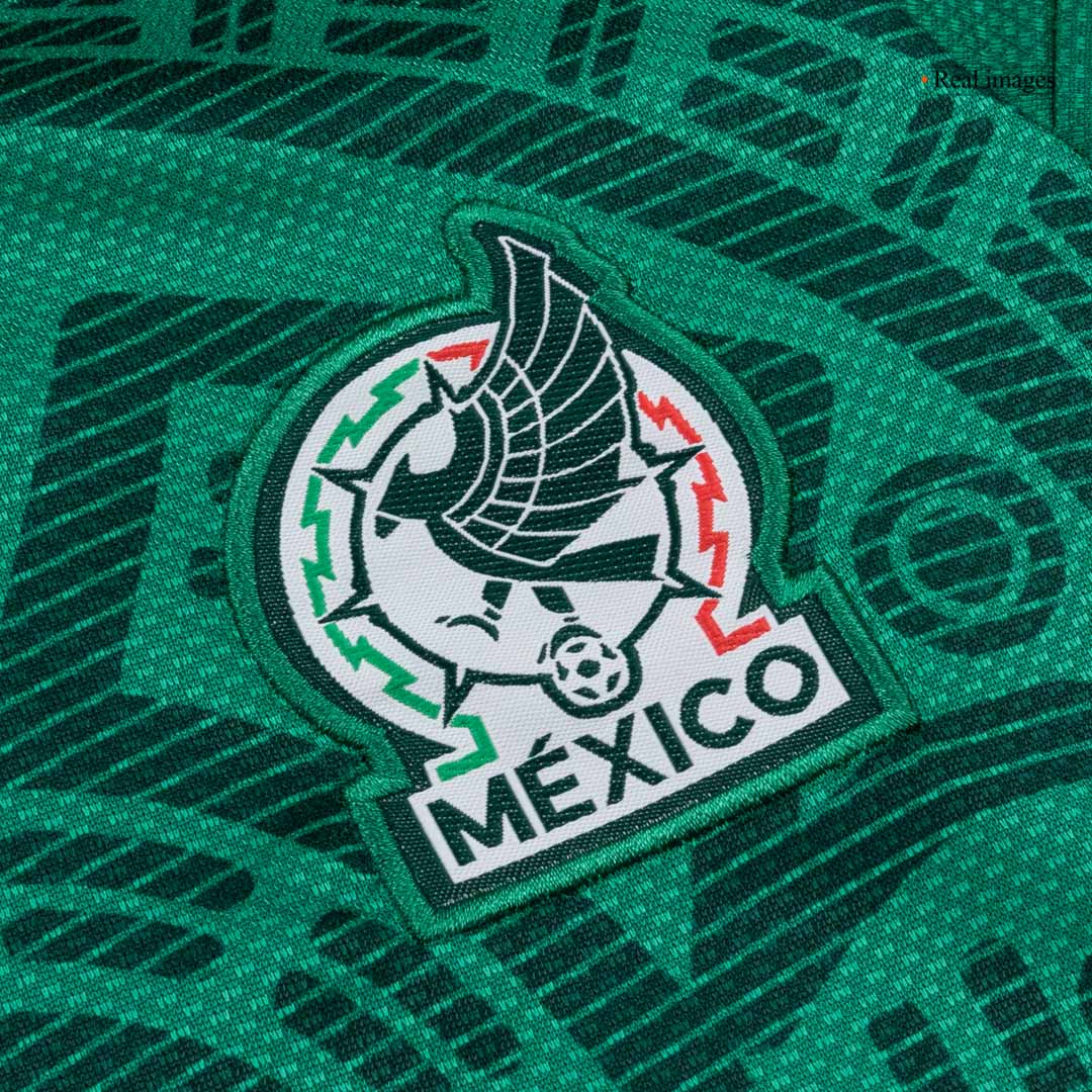 Kid's Mexico Home Soccer Jersey Kit(Jersey+Shorts) 2025/26 - Soccerdeal