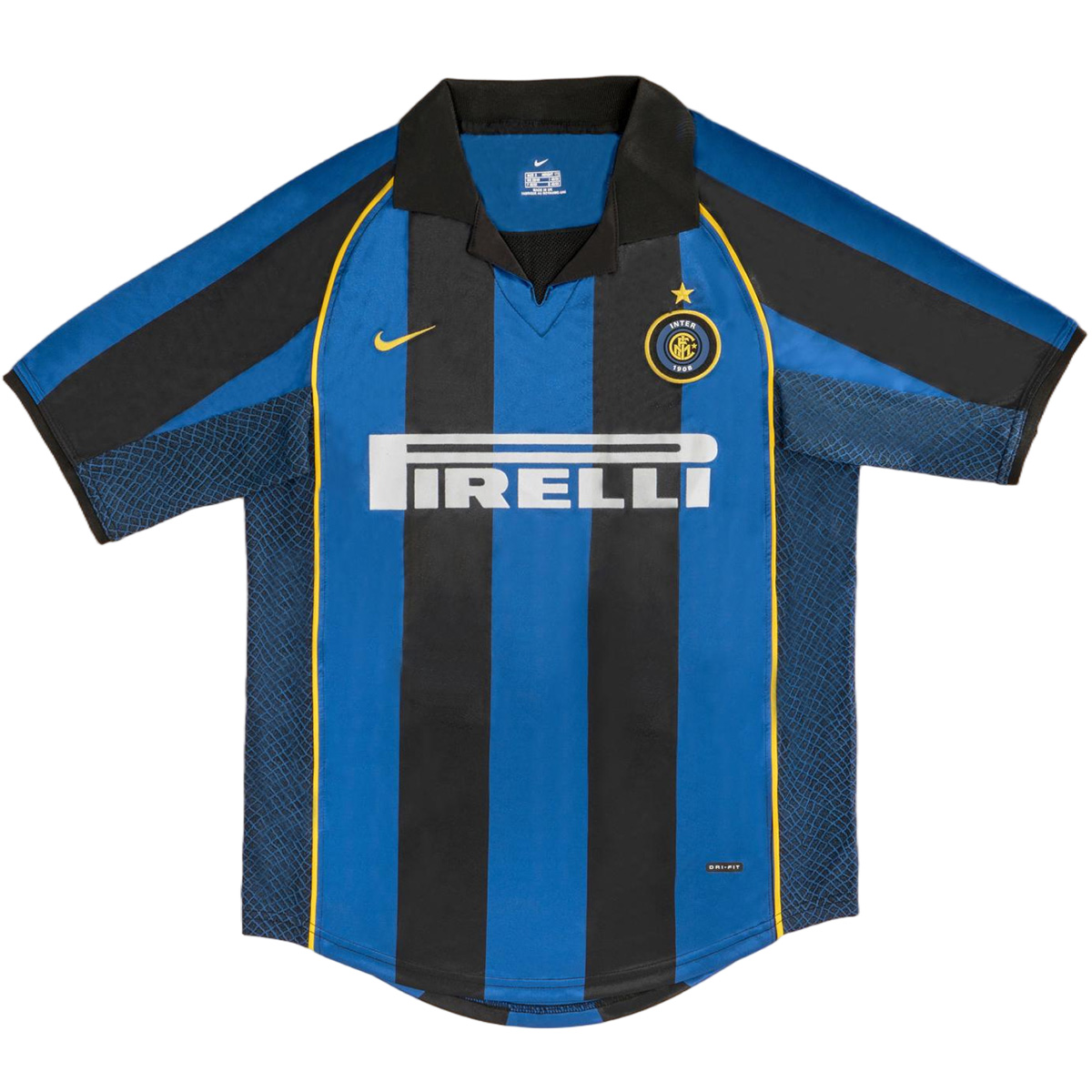 Retro 2001/02 Inter Milan Home Soccer Jersey - Soccerdeal