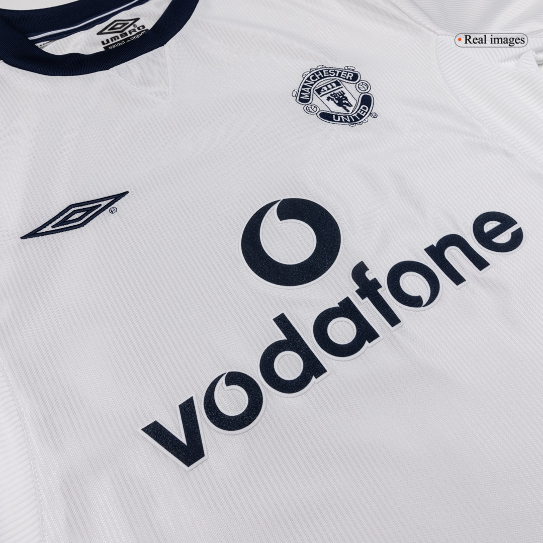 Retro BECKHAM #7 2000/01 Manchester United Away Soccer Jersey - Soccerdeal