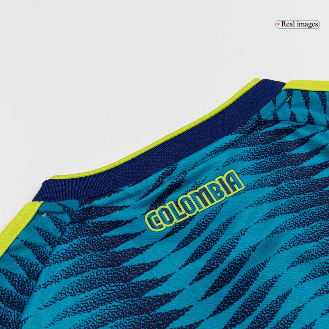 Kid's Colombia Away Soccer Jersey Kit(Jersey+Shorts) 2026 - Soccerdeal