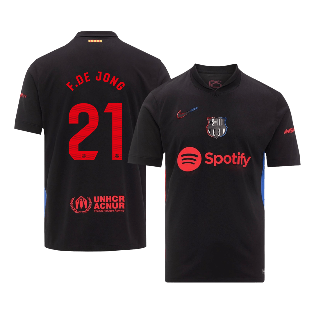F.DE JONG #21 Barcelona Away Soccer Jersey - Soccerdeal