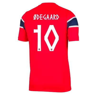 Ødegaard #10 Norway Home Soccer Jersey 2026 - Soccerdeal